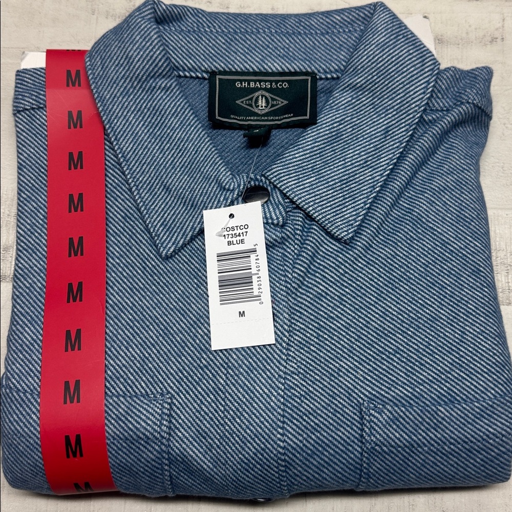 GH Bass Womens Cozy Shirt Long Sleeve nwt